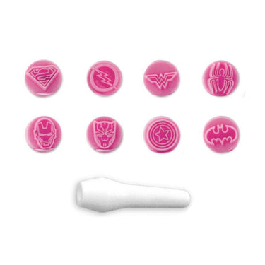 Carimbos - Kit Carimbos Herói (9pcs) - Amarelo